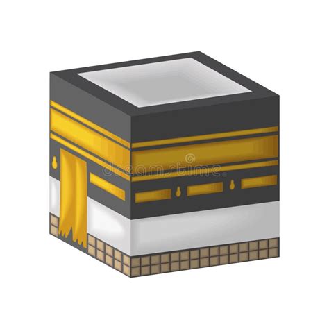 Kaaba Sagrado En La Arabia Saudita De Meca Ilustraci N Del Vector