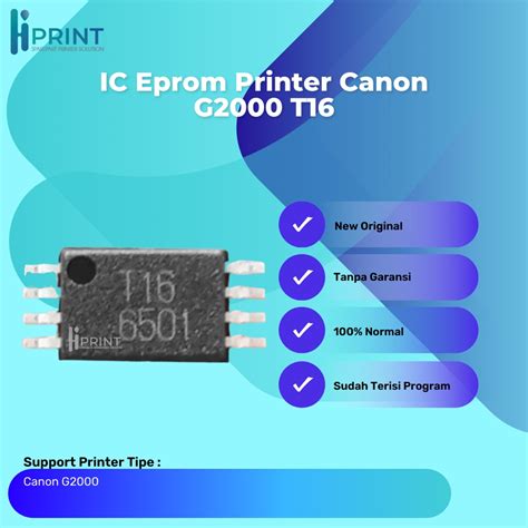 Jual Ic Eprom Canon G T Ic Eeprom Reset Canon G Resetter