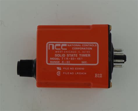 T K National Controls Solid State Time Delay Relay