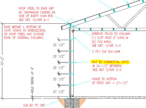 Girt Sizing Archives Hansen Buildings