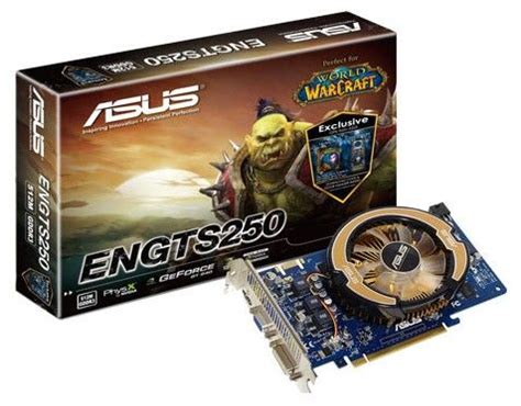 Характеристики Видеокарта ASUS NVIDIA GeForce GTS 250, 512МБ, DDR3, Ret ...