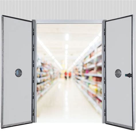 Para Abrir A Porta De Uma Empresa - Porta industrial de abrir - ATSDOOR - em alumínio / em alumínio ...