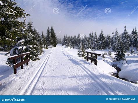 Wintry Landscape Scenery Stock Image Image Of Country