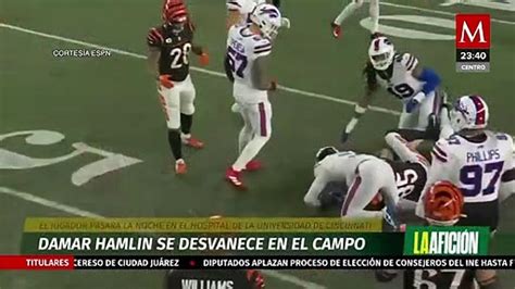 Bills Vs Bengals Damar Hamlin Se Desploma Durante El Juego De Nfl