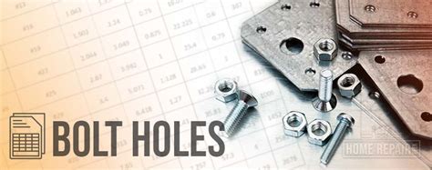 Bolt Hole Sizes Chart With Complete Guide Home Repair Geek