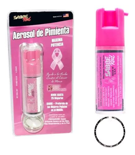 Gas Pimienta Sabre Red 15 Gr Rosa Paralizante Usa Cuotas Al Mismo