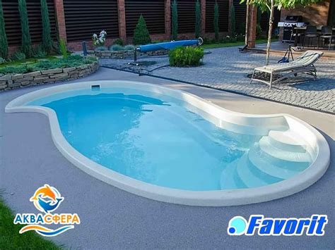 Амазонка - купить Бассейн композитный недорого в Украине | FavoritPools