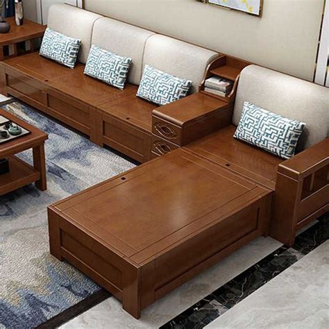 Source Double Bunk Wood Folding Wooden Sofa Bed Modern Sectional Design