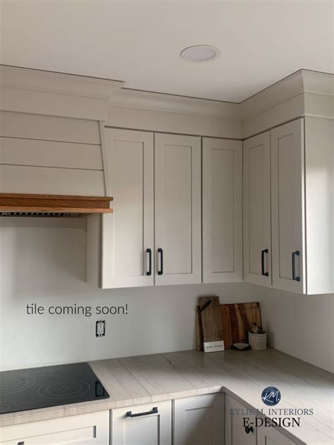 Revamp Your Kitchen With Benjamin Moore Smokey Taupe Cabinets See The