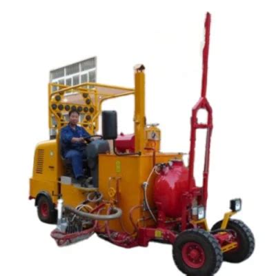 The Driving Type Hydraulic With 4 Pneumatic Spray Guns 200L Cold Paint