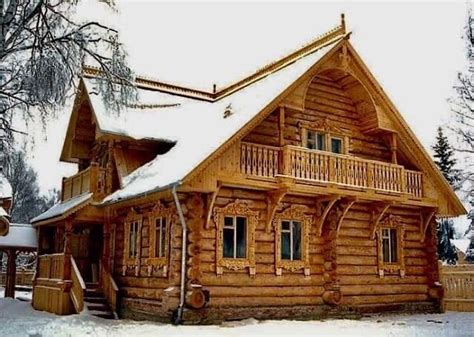 Pin on домовая резьба | Cabins and cottages, Country style house plans ...