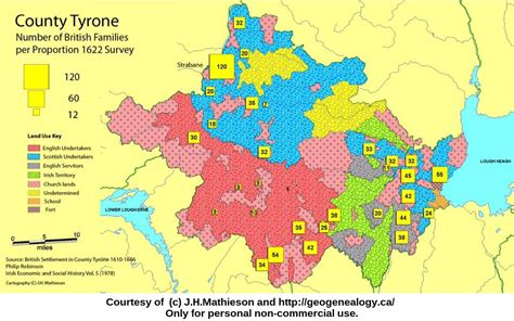 Maps of County Tyrone, Northern Ireland