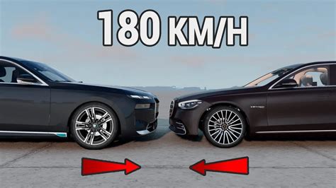 Bmw 7 Series G70 750e Vs Мercedes Benz W223 S500💥 180 Kmh 💥 Beamng