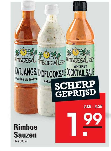 Rimboe Sauzen Aanbieding Bij Sligro Folders Nl