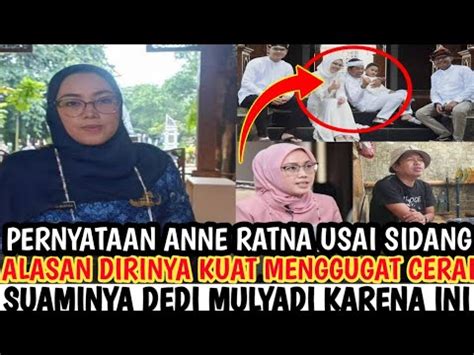 Inilah Yang Ditunggu Usai Menjalani Sidang Berikut Pernyataan Anna