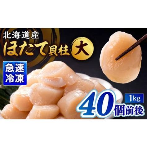 ふるさと納税 【緊急支援品】北海道産 ほたて貝柱 大 計1kg H0001 041 5926015 ふるさとチョイス 通販