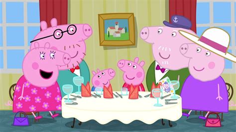 Peppa Pig Celebrates Grandpa Pig S Birthday Youtube