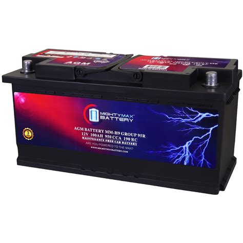 Mighty Max Battery Mm H Start And Stop Car Bci Group R V Ah