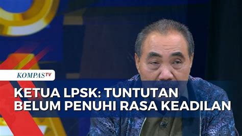 Eliezer Berkata Jujur Namun Dituntut Lebih Berat Ini Tanggapan Ketua