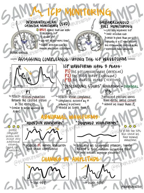 ICP Monitoring Notes | Etsy