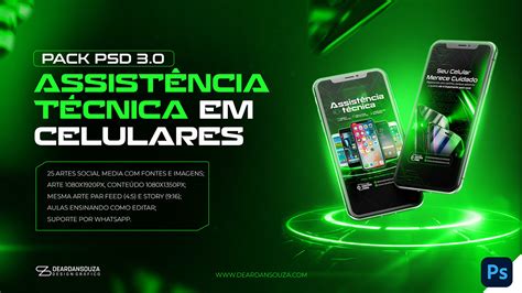 PACK PSD ASSISTÊNCIA TÉCNICA CELULAR 3 0 on Behance