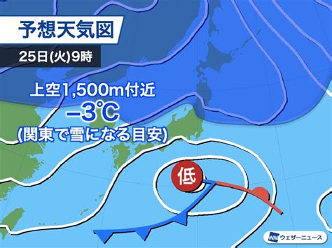 来週はじめは関東でも雨や雪の可能性 南岸低気圧の動向に注意 記事詳細｜infoseekニュース