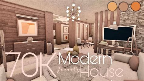 Bloxburg 70k Modern House No Gamepass Youtube