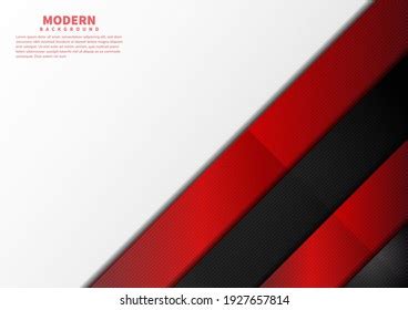 Template Corporate Banner Concept Red Black Stock Vector Royalty Free