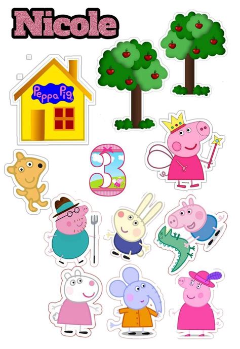 Topo De Bolo Peppa Pig Para Imprimir Peppapig Peppa B Artofit