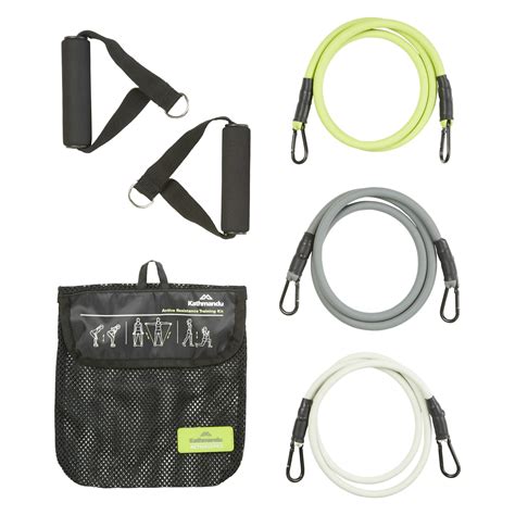 Kathmandu Active Resistance Bands Home Workout Portable Lightweight ...