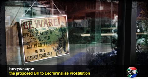 Call For Comment Legalising Prostitution Dear South Africa