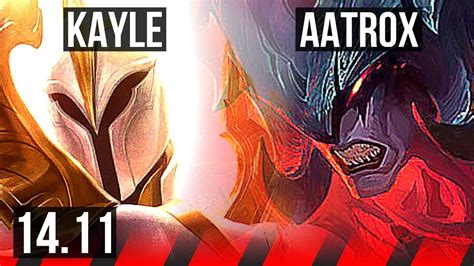 KAYLE Vs AATROX TOP 8 Solo Kills 13 2 4 Godlike EUW Master 14