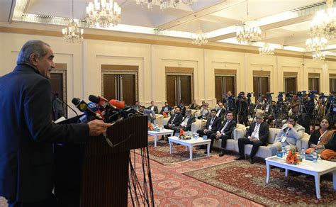 Federal Minister Of Railways Khawaja Saad Rafiq Addresses At The