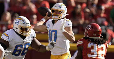 Justin Herbert Interception Seals Chargers Loss To Chiefs Los