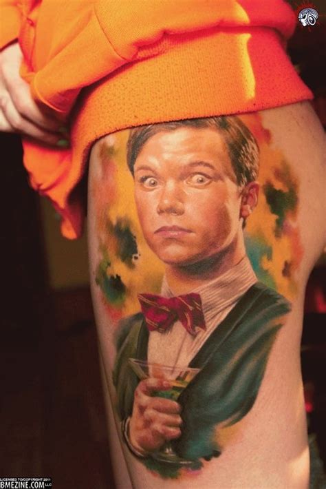 I Dont Think Im A Big Enough Gleek For That But Lol Portrait Tattoo