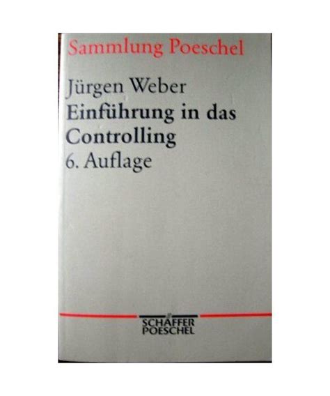 Einführung in das Controlling Weber Jürgen eBay