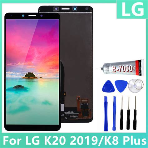 Original กรอบ K20 2019จอแสดงผล Lcd Touch Screen Digitizer สำหรบ Lg K8