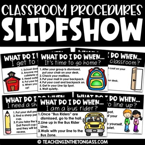 Classroom Routines And Procedures Classroom Behavior Management