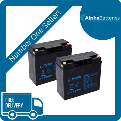 Pair Of 12V Xplorer 22AH Mobility Scooter Batteries XP12 22 EBay