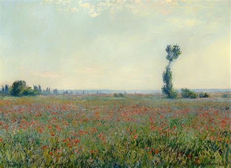 Poppy Field Painting by Claude Monet | Pixels