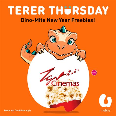 U Mobile Free TGV Cinemas Movie Ticket 5 January 2017 Use By 11 January 2017