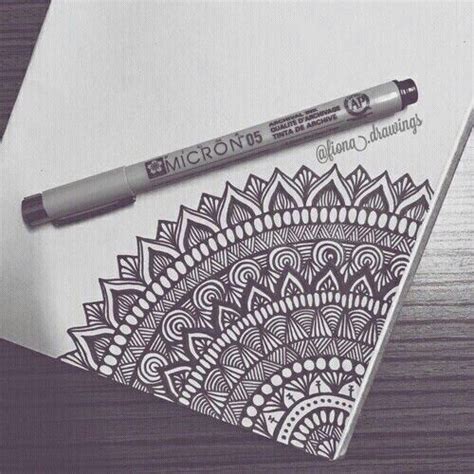 Basic Easy Mandala Drawings For Beginners