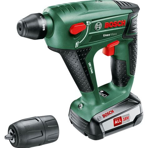 Bosch Uneo Maxx 18 Li 18v Cordless Rotary Hammer Drill Sds Drills