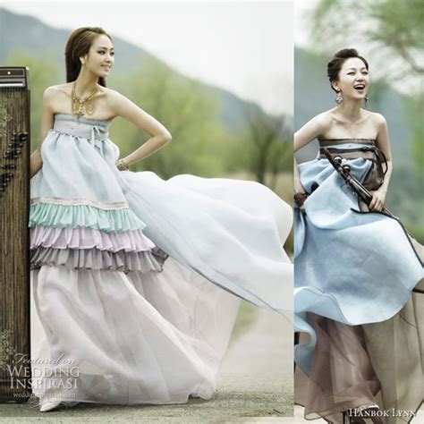 Fusion Wedding Fashion | Colorful Modern Hanbok | Wedding Inspirasi