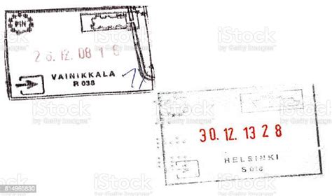 Finland Passport Stamp Stock Photo Download Image Now Adventure