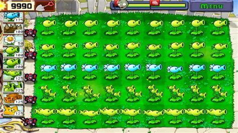 Plant Vs Zombie Adventures Walkthrough Pea Shooters Vs All Zombies