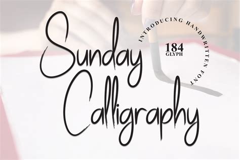 Sunday Calligraphy Font by Roronoa zoro.S.P.D · Creative Fabrica