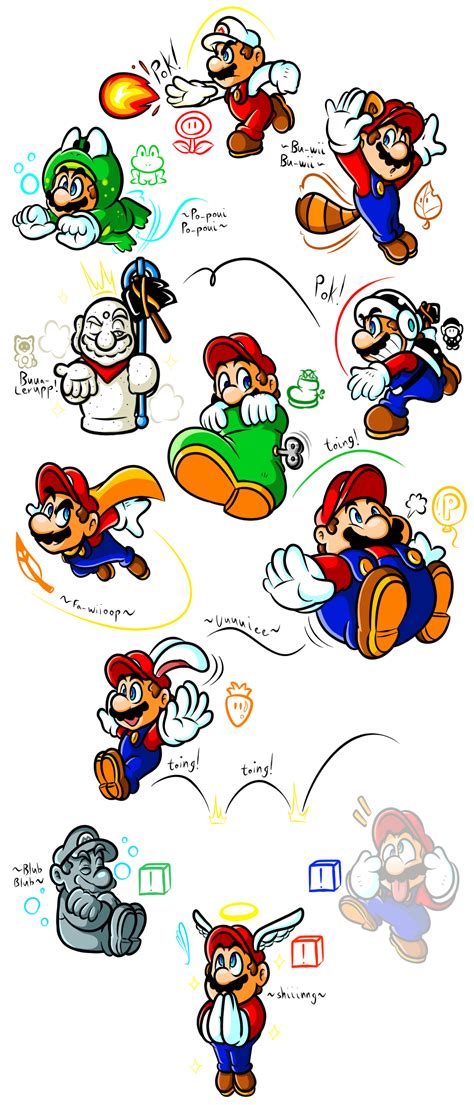 Super Mario Power Ups