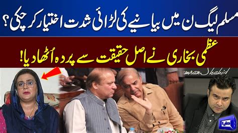 What S The Actual Narrative Of Pmln Uzma Bukhari Revealed Inside