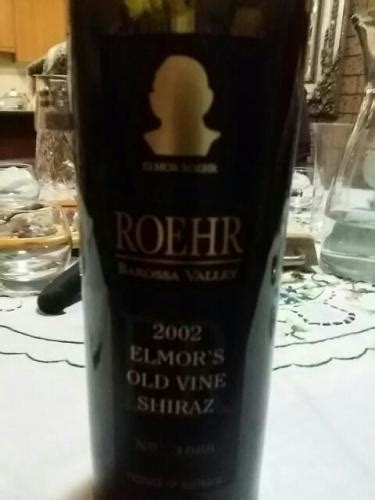 Roehr Barossa Valley Elmors Old Vine Shiraz No Vivino Us